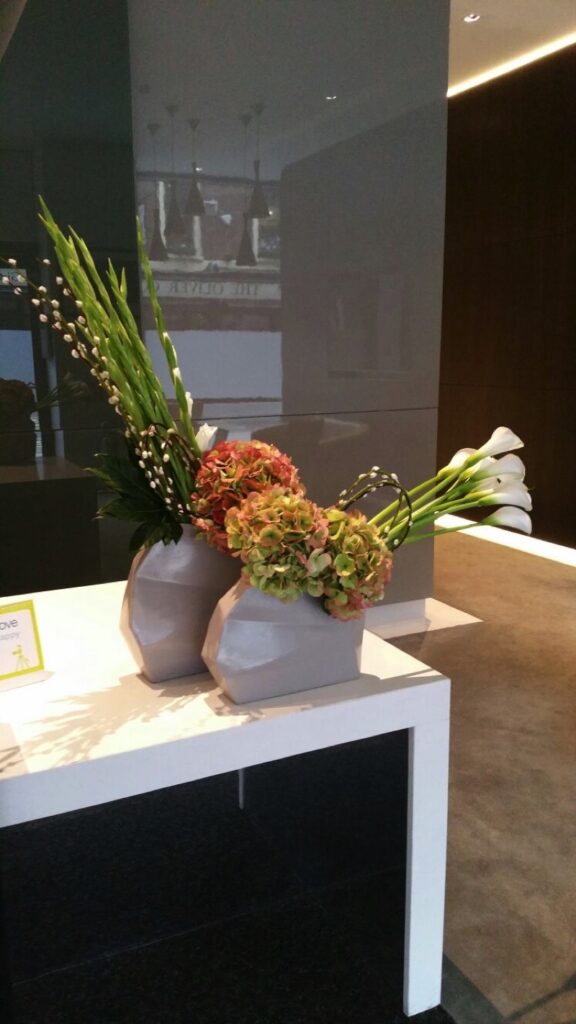 flower arrangement corporate plan