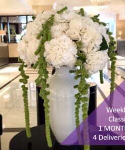 WEEKLY OFFICE FLOWER ARRANGEMENT subscription standard 4 deliveries